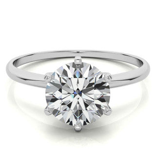 Petite Moissanite Solitaire Ring (1.5mm)