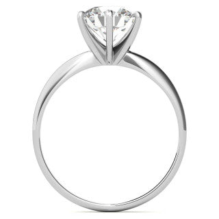 Petite 1.0ct Marquise Moissanite Solitaire Ring 1.5mm