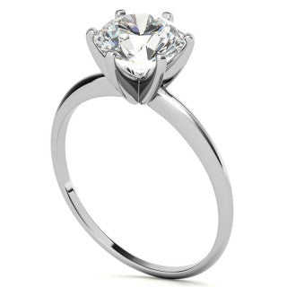 Petite Moissanite Solitaire Ring (1.5mm)